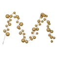 thumbnail image 1 of Vickerman 10' Gold Pearl Branch Ball Wire Garland., 1 of 4