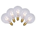 thumbnail image 1 of Vickerman 10' Green Wire Christmas Light Set with 15 Clear G50 Lights, 1 of 1
