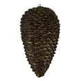 thumbnail image 1 of Vickerman 10" Gunmetal Matte Glitter Pinecone 2/Box. 2 per box., 1 of 1