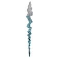 thumbnail image 1 of Vickerman 10" Light Blue Icicle Ornament, 4 per bag., 1 of 3
