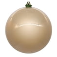 thumbnail image 1 of Vickerman 10" Oat Pearl UV Drilled Ball Ornament, 1 per Bag, Polystyrene, 1 of 1
