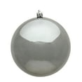 thumbnail image 1 of Vickerman 10" Pewter Shiny Ball Ornament, 1 of 2