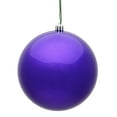 thumbnail image 1 of Vickerman 10" Purple Candy Ball Ornament, 1 of 2
