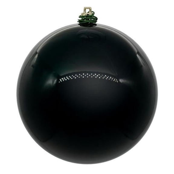 Vickerman 10" Sea Blue Pearl UV Drilled Ball Ornament, 1 per Bag, Polystyrene