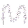 thumbnail image 1 of Vickerman 10' White Assorted Finish Branch Ball Ornament Garland., 1 of 4