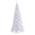 thumbnail image 1 of Vickerman 10' White Fir Slim Artificial Christmas Tree Unlit, Seasonal Indoor Home Decor, 1 of 3