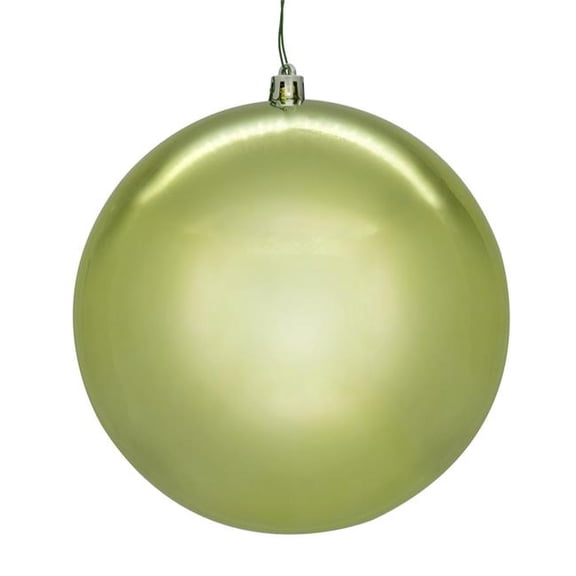 Vickerman 10 in. Celadon Shiny Seamless UV Drilled Ball Ornament