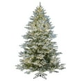 thumbnail image 1 of Vickerman 10' x 74" Flocked Kiana Artificial Christmas Tree, 3mm LED Color Changing Lights, 1 of 4