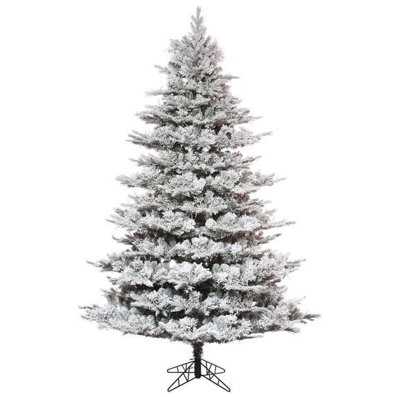 Vickerman 10' x 74" Flocked Kiana Artificial Christmas Tree, Unlit