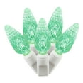 thumbnail image 1 of Vickerman 100 Green C6 LED Single Mold Light on White Wire, 34' Christmas Light Strand, 1 of 2