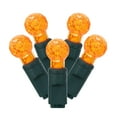 thumbnail image 1 of Vickerman 100 Orange G12 LED Single Mold Light on Green Wire, 34' Christmas Light Strand, 1 of 7