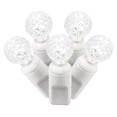 thumbnail image 1 of Vickerman 100 Pure White G12 LED Single Mold Light on White Wire, 34' Christmas Light Strand, 1 of 2