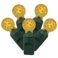 thumbnail image 1 of Vickerman 100 Yellow G12 LED Single Mold Light on Green Wire, 34' Christmas Light Strand, 1 of 2