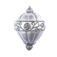 thumbnail image 1 of Vickerman 11" Gunmetal Antique Scroll Drop Christmas Ornament, 1 of 2