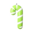 thumbnail image 1 of Vickerman 11" Lime Candy Cane Ornament., 1 of 1