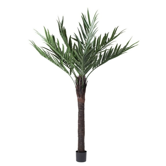 Vickerman 12' Artificial Kentia Palm in Black Plastic Pot