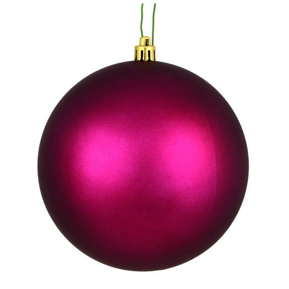 Vickerman 12" Berry Red Matte Ball Ornament