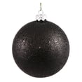 thumbnail image 1 of Vickerman 12" Black Sequin Ball Ornament, 1 of 2