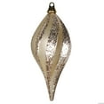 thumbnail image 1 of Vickerman 12'' Champagne Glitter Swirl Drop Christmas Ornament, 1 of 2