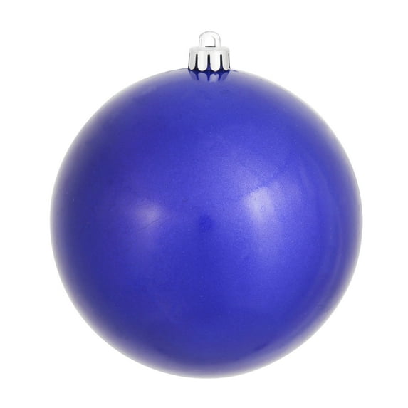 Vickerman 12" Colbalt Blue Candy Ball Ornament
