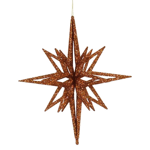 Vickerman 12" Copper Iridescent Star Christmas Ornament