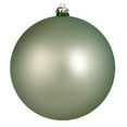 thumbnail image 1 of Vickerman 12" Frosty Mint Matte Ball Ornament, 1 of 5