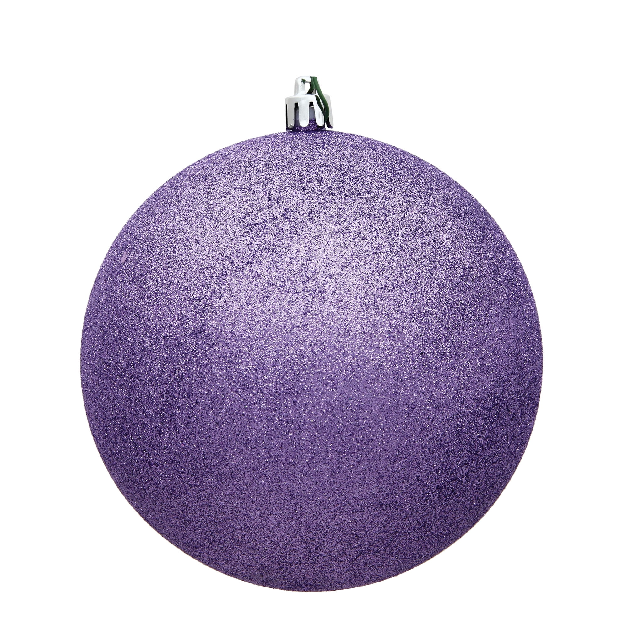 Vickerman 12" Lavender Glitter Ball Ornament