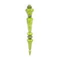 thumbnail image 1 of Vickerman 12" Lime Shiny Icicle Drop Christmas Ornament, 3 per Box, 1 of 2