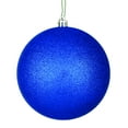 thumbnail image 1 of Vickerman 12" Midnight Blue Glitter Ball Ornament, 1 of 3