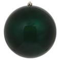 thumbnail image 1 of Vickerman 12" Midnight Green Candy Ball Ornament, 1 of 6