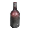 thumbnail image 1 of Vickerman 12" Milestone Gray Round Glass Vase. Easily incorporate this two tone gray bottle into your modern décor. Pair this vase with your favorite faux floral for the perfect finishing touch. Each, 1 of 1