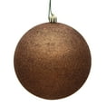 thumbnail image 1 of Vickerman 12" Mocha Glitter Ball Ornament, 1 of 2