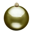 thumbnail image 1 of Vickerman 12" Olive Shiny Ball Ornament, 1 of 2