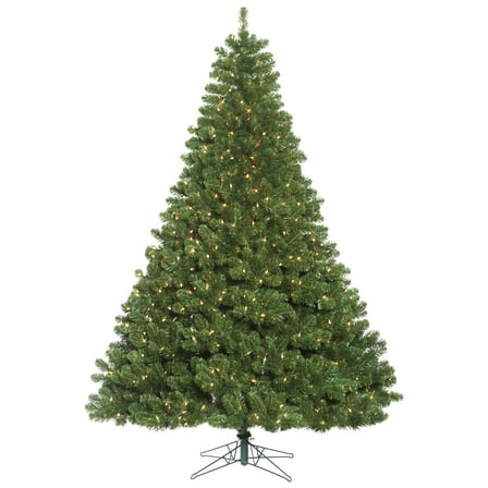 Vickerman 12' Oregon Fir Artificial Christmas Tree, Clear Dura-lit Lights
