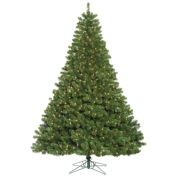 Vickerman 12' Oregon Fir Artificial Christmas Tree, Clear Dura-lit Lights