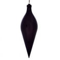 thumbnail image 1 of Vickerman Plum Wood Grain Shuttle Ornament, 12 inch Purple, 1 of 1