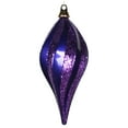 thumbnail image 1 of Vickerman 12'' Purple Glitter Swirl Drop Christmas Ornament, 1 of 1