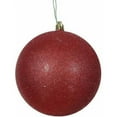 thumbnail image 1 of Vickerman 12" Red Glitter Ball Ornament, 1 of 7