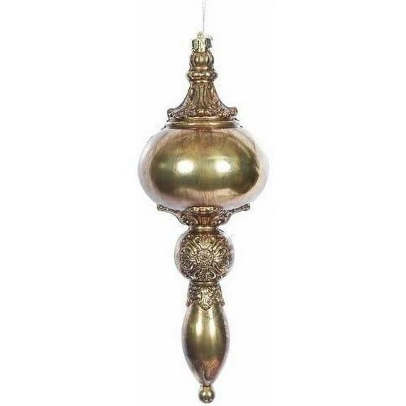 Vickerman 12" Sculpted Christmas Ornaments, Pack of 2