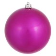 thumbnail image 1 of Vickerman 12" Magenta Candy Ball Christmas Ornament, 1 of 2