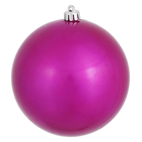 Vickerman 12" Magenta Candy Ball Christmas Ornament