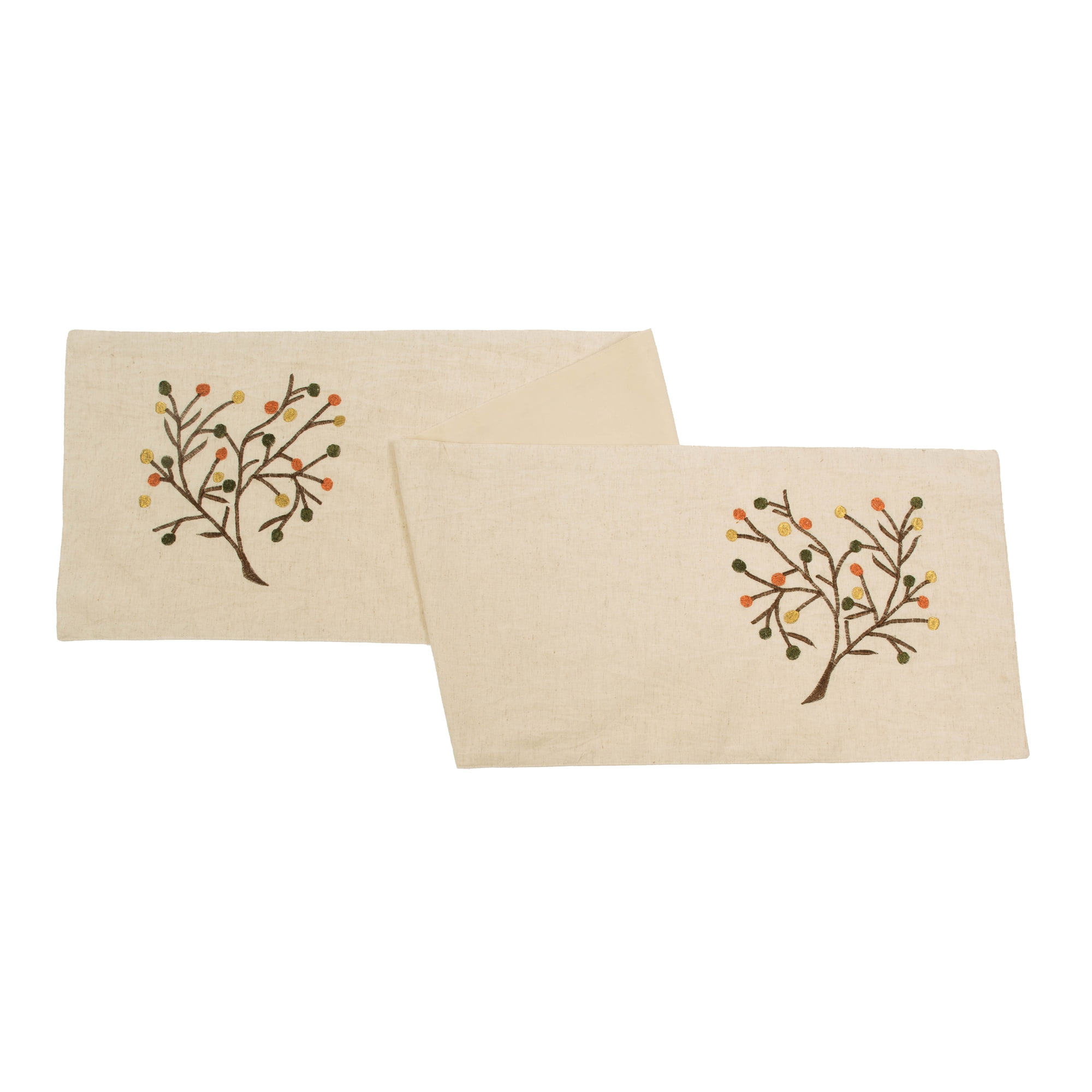 Vickerman 12" x 60" Harvest Branch Table Runner