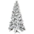 thumbnail image 1 of Vickerman 12' x 72" Flocked Atka Slim Artificial Christmas Tree, Unlit, 1 of 5