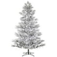 thumbnail image 1 of Vickerman 562819-12' x 74" Flocked Alder Long Needle Pine 390 Frosted White C7 LED Lights Christmas Tree (G186591LED), 1 of 1