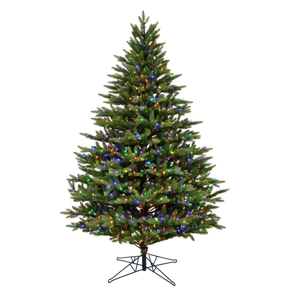 Vickerman 12' x 78" Douglas Fir Artificial Christmas Tree, Multi-colored Dura-Lit LED lights