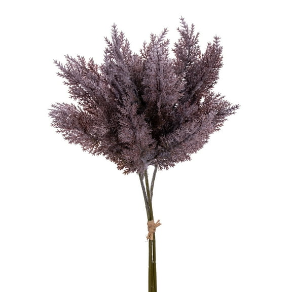 Vickerman 13.5" Dusty Brown Artificial Fern, 2 per bundle.