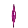 thumbnail image 1 of Vickerman 13" Fuchsia Mercury Rain Drop Ornament. Comes 2 per Bag., 1 of 1