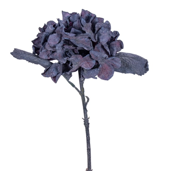 Vickerman 13" Gray Blue Artificial Dried Hydrangea Spray, 6 per bag.