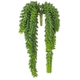 thumbnail image 1 of Vickerman 13" Plastic Artificial Green Donkey Tail Bush., 1 of 2