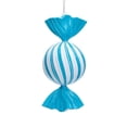 thumbnail image 1 of Vickerman MT252652W 13 in. Light Blue Enamel Swirl Candy Ornament, 1 of 1